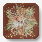 Herfst Botanicals Wedding Suite Paper Bord (Rust) (Voorkant)