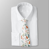 Herfst Botanische bladeren en berry Pattern Stropdas (Gebonden)