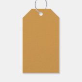 Herfst Botanische dank Cadeaulabel (Achterkant)