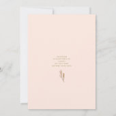 Herfst Botanische Greenery Bridal Shower Invitatio Kaart (Achterkant)