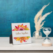 Herfst Bouquet Thanksgiving Aangepast Fotoplaat (Insitu)