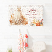 Herfst Bourgondië Oranje Bruiloft Feest Spandoek (Insitu)