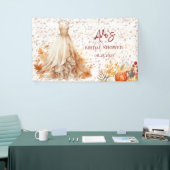 Herfst Bourgondië Oranje Bruiloft Feest Spandoek (Beurs)