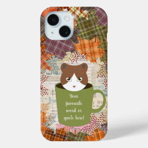 Herfst Break Cat iPhone Case