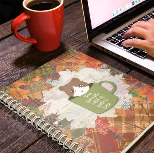 Herfst Break Kat Spiraal Foto Notitieboek