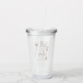 Herfst Breeze Autumn Leaves Acryl Drinkbeker (Achterkant)