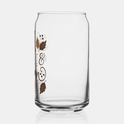 Herfst Breeze Autumn Leaves Blikvorm Glas (Links)