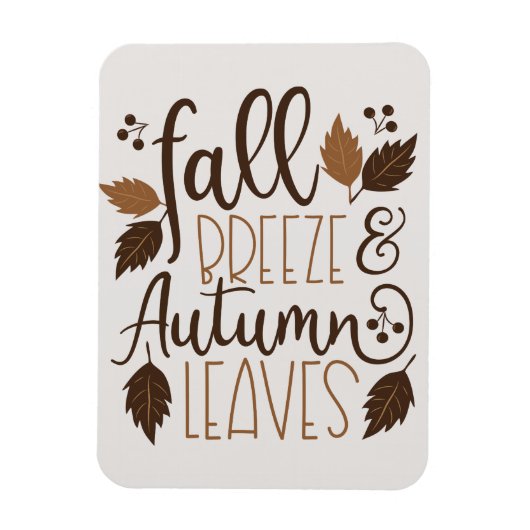 Herfst Breeze Autumn Leaves Magneet (Verticaal)