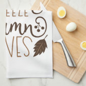 Herfst Breeze Autumn Leaves Theedoek (Quarter Fold)