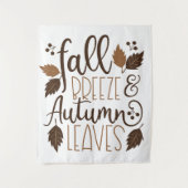 Herfst Breeze Autumn Leaves Wandkleed (Voorkant)