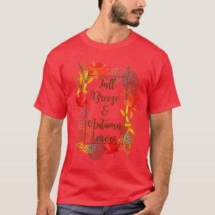 Herfst Breeze en herfstbladeren T-shirt