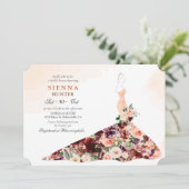 Herfst Bridal Shower Kaart (Staand voorkant)