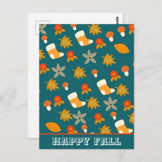 Herfst Briefkaart (Voorkant / Achterkant)