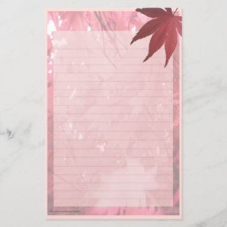 herfst briefpapier