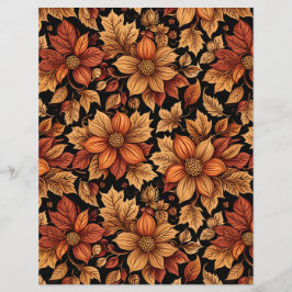 Herfst Brown Floral