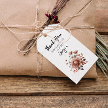 Herfst Brown Floral Elegant Verjaardagsfeest