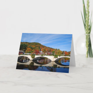 Herfst - Brug van de Bloemen Notecard Kaart