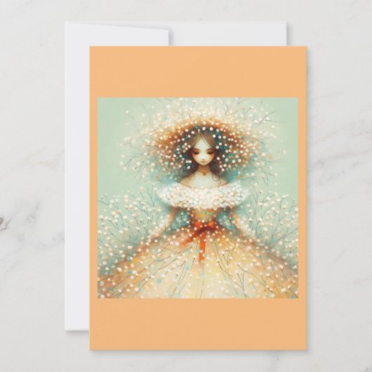 Herfst Bruid (leeg) Kaart (Voorkant)