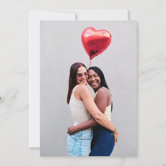 Herfst bruiden bruiloft kaart (Achterkant)