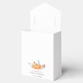 Herfst Bruidsmeisje Feest Pumpkin Script Bedankt Bedankdoosjes (Geopend)