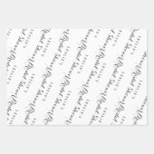 Herfst Bruiloft Brunch & Mousserende Wijn Bruidsfe Inpakpapier Vel (Voorkant)