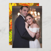 HERFST BRUILOFT FOTO UITNODIGINGEN (Voorkant / Achterkant)