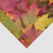 Herfst Bruiloft Herfstbladeren Foto Bruin Goud Ora Tissuepapier (Detail)