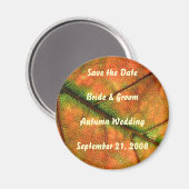 Herfst bruiloft Save the Date Magnet Magneet (Voorkant / Achterkant)