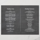 Herfst Burgundy Floral - Programma voor zonnebloem Flyer (Achterkant)