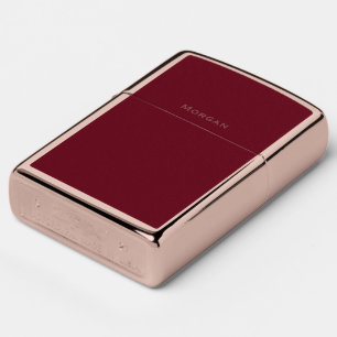 Herfst Burgundy met Naam