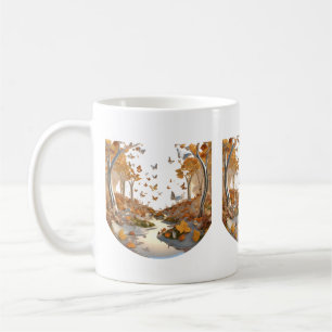 Herfst Butterflies Koffiemok