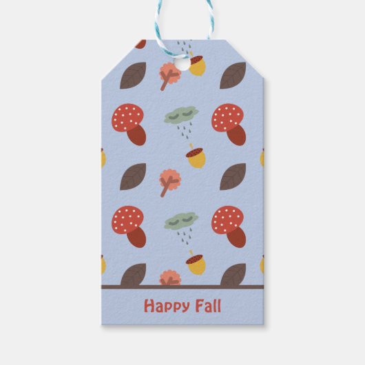 Herfst Cadeaulabel (Voorkant)