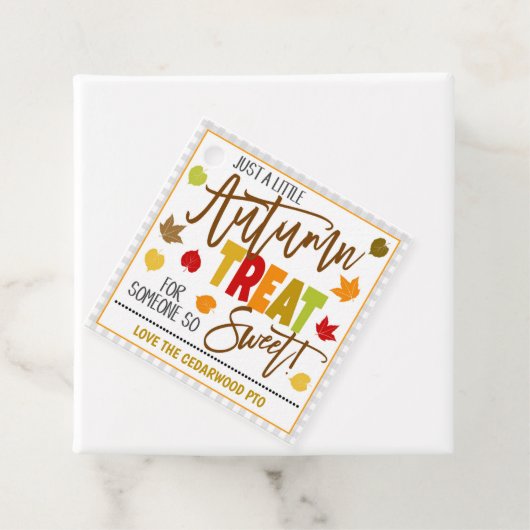 Herfst CadeauLabels Bedankjes Labels (In situ)