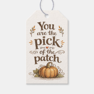 Herfst Cadeautags Cadeaulabel