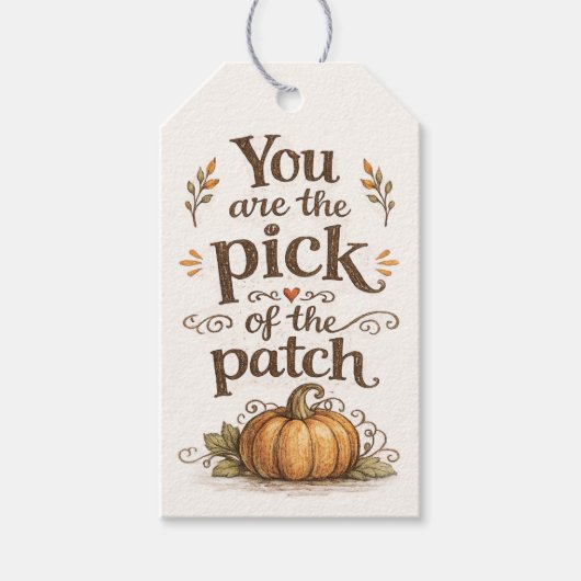 Herfst Cadeautags Cadeaulabel (Voorkant)