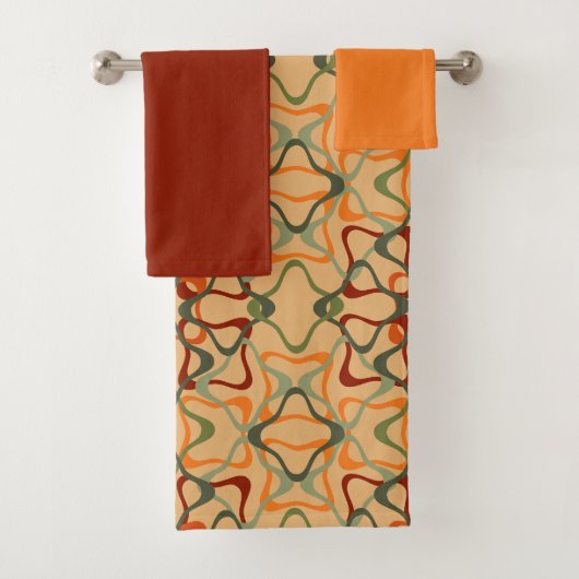 Herfst caleidoscoop bad handdoek (Insitu)