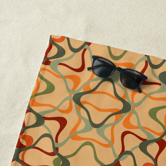 Herfst caleidoscoop strandlaken (In situ)