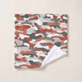 Herfst Camouflage Bad Handdoek (Wasdoekje)