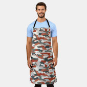 Herfst Camouflage Schort (Gedragen)