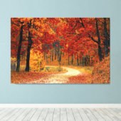 herfst canvas afdruk (Insitu (Houten vloer))