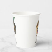 Herfst cartoon eikel Baby shower Papieren Bekers (Rechts)