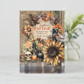 Herfst Celebration Uitnodigingen (Staand voorkant)