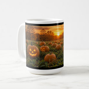 Herfst Charme Pompoenveld Koffiemok