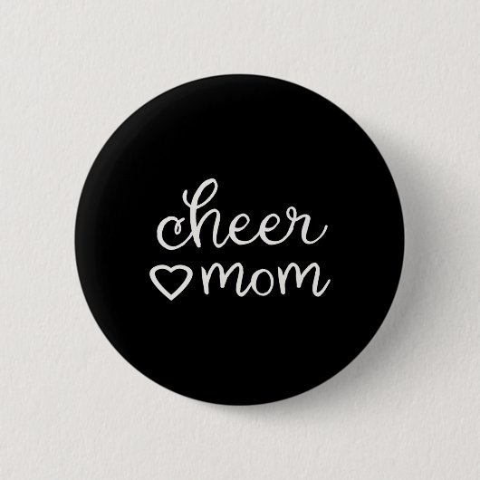 Herfst Cheer Moeder Cheerleading Cheerleader Mama Ronde Button 5,7 Cm (Voorkant)