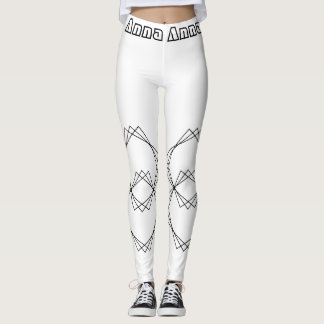 Herfst Chic Abstract Patroon Leggings voor Vrouwen