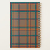 Herfst Chic Geruite Planner (Achterkant)