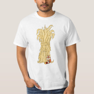 Herfst Chipmunk en Haystack T-shirt