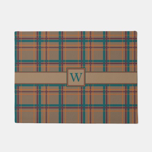Herfst Chique Plaid Deurmat (Voorkant)