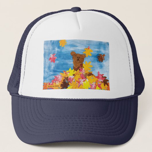 Herfst Choco Beer - Kinder kunst voor Choc Trucker Pet (Voorkant)
