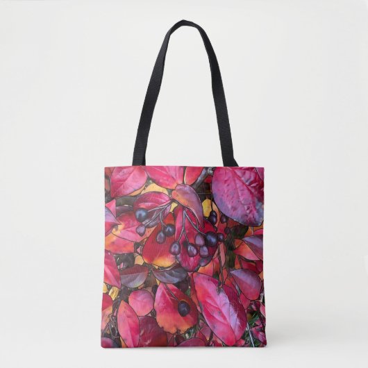 Herfst Chokecherries - Canvas tas (Voorkant)